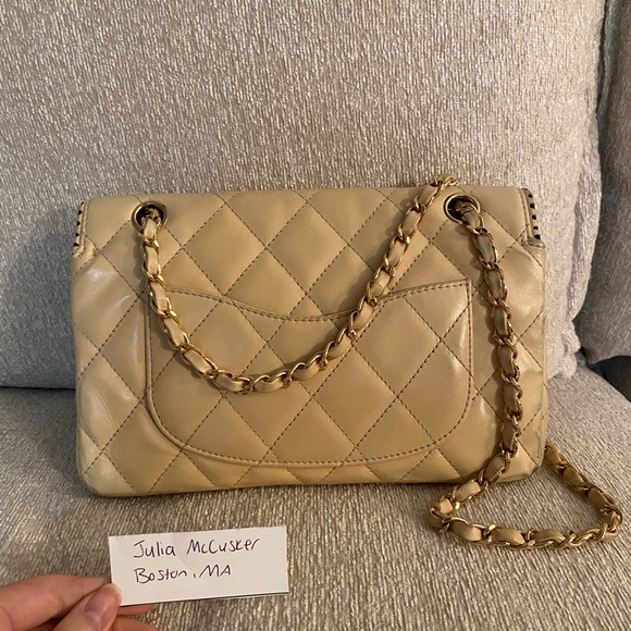 Rare Chanel Vintage Flap Bag with 24K Gold Hardware - Picture 7 of 16